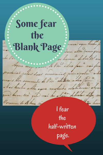 fear of half-written page